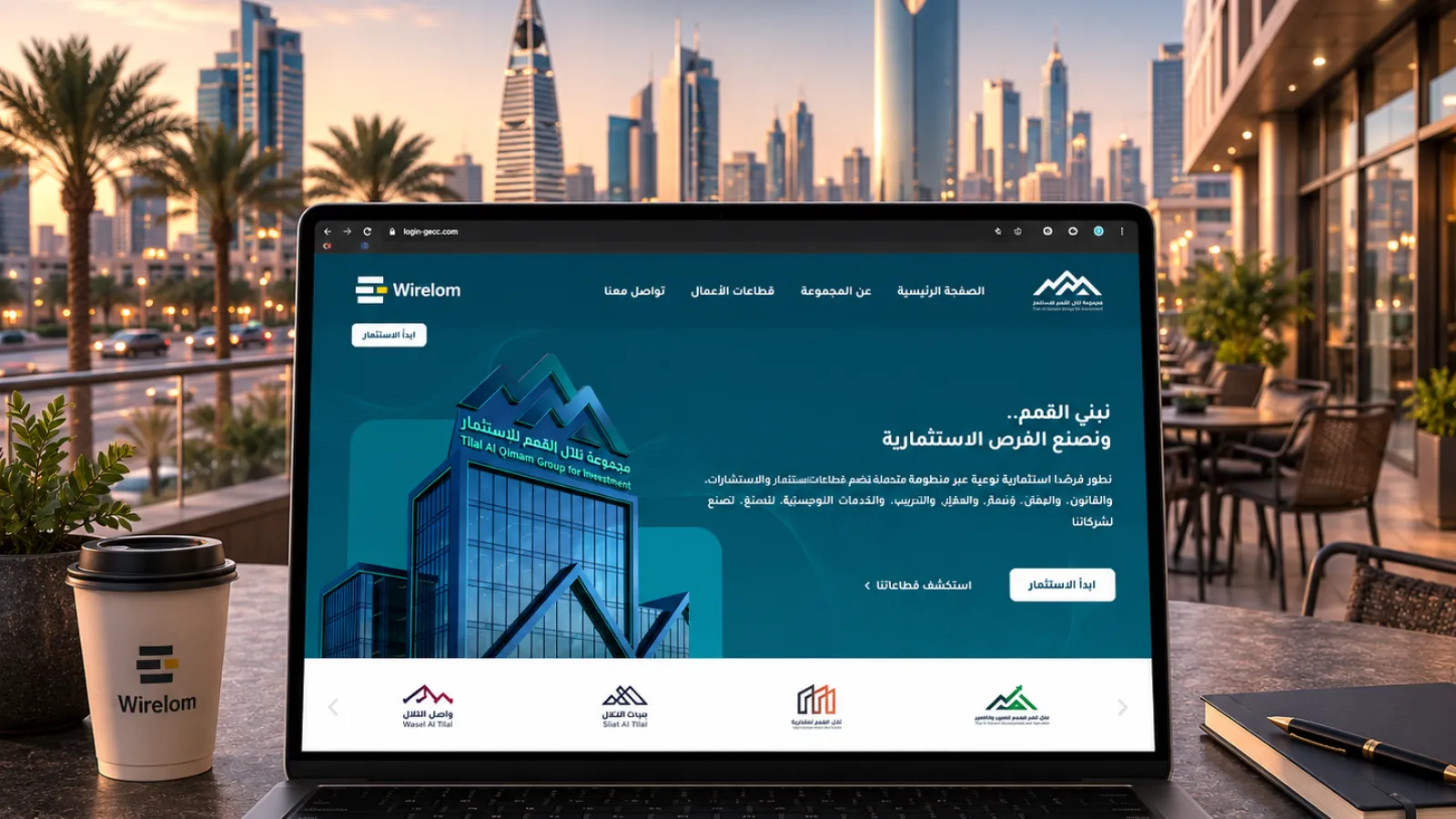موقع تعريفي لشركة تلال القمم
